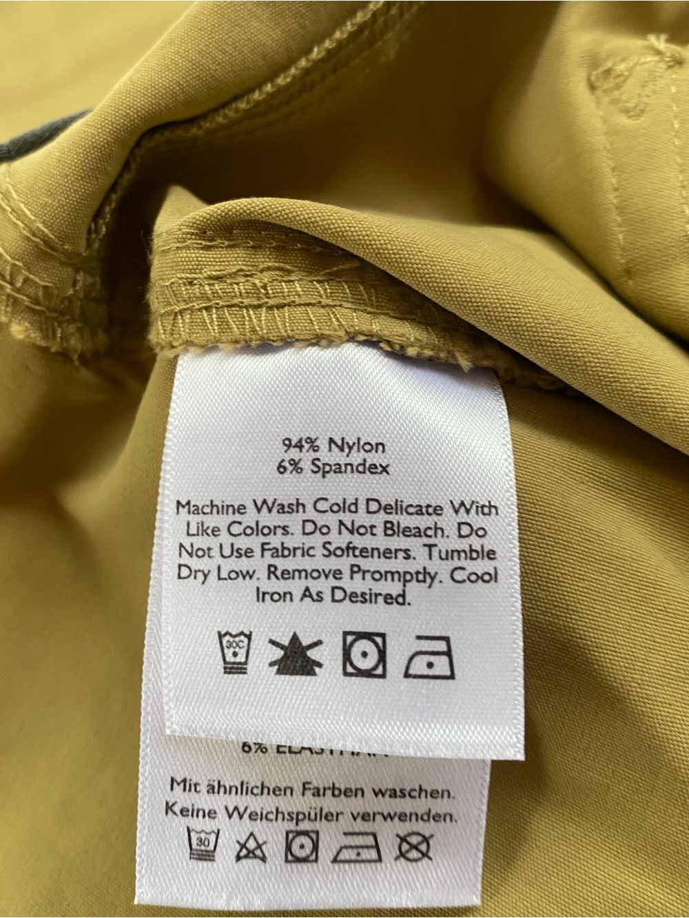 Eddie Bauer First Ascent Hiking Pants Mens 38x32 Tan Nylon Stretch Outdoor Trail - Picture 6 of 10